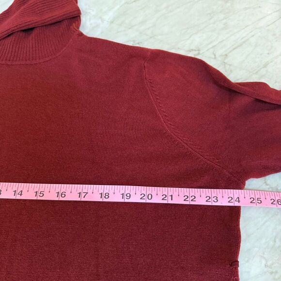 DG2 by Diane Gilman Lux Touch Turtleneck Sweater with Lace-Up Sides size XL NWT - Picture 6 of 7